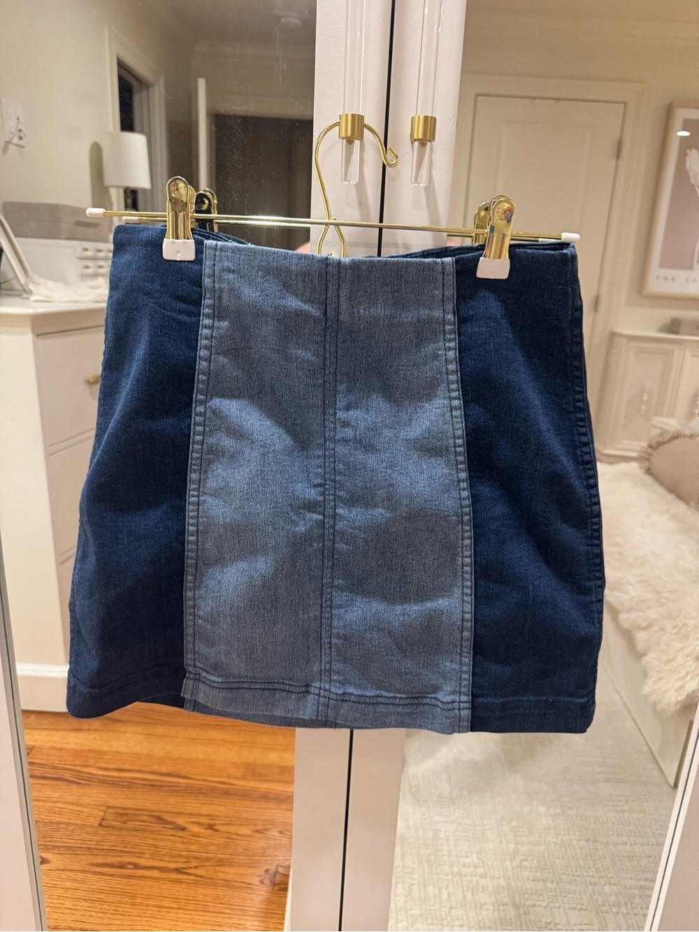 Free People Denim Mini Skirt
